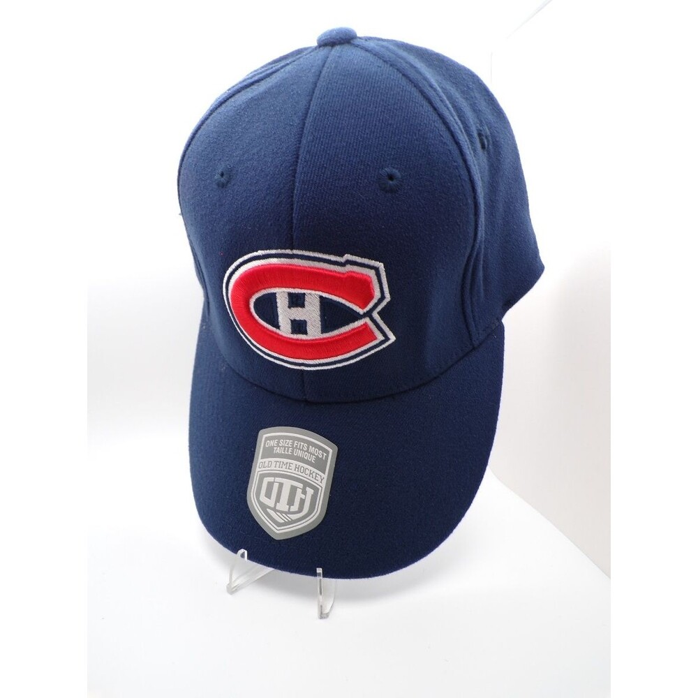 Old Time Hockey Montreal Canadiens Navy Baseball Cap One Size Fits Most